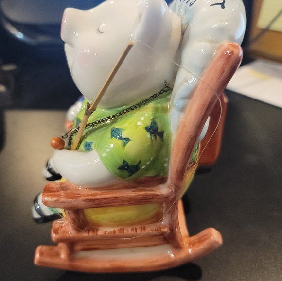 Mud pie Retirement fund fishing piggy bank - Picture 2 of 5